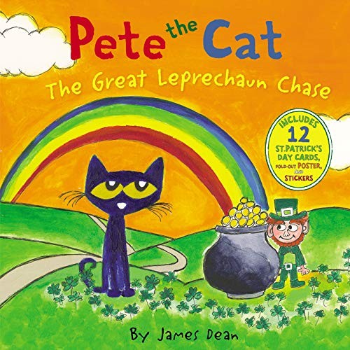 Cover of Pete the Cat. The Great Leprechaun Chase