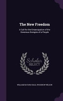 Cover of The New Freedom