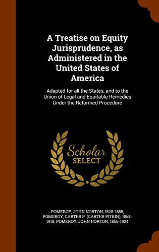 Cover of A Treatise on Equity Jurisprudence, as Administered in the United States of America