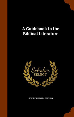 Cover of A Guidebook to the Biblical Literature