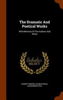 Cover of The Dramatic and Poetical Works