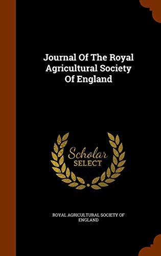 Cover of Journal Of The Royal Agricultural Society Of England