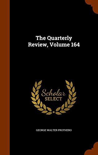 Cover of The Quarterly Review, Volume 164