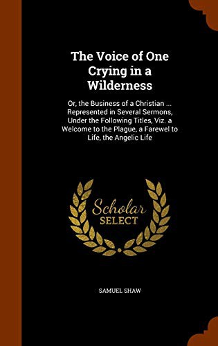 Cover of The Voice of One Crying in a Wilderness