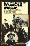 Cover of The Politics of Reappraisal 1918–1939