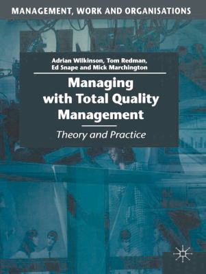 Cover of Managing with total quality management