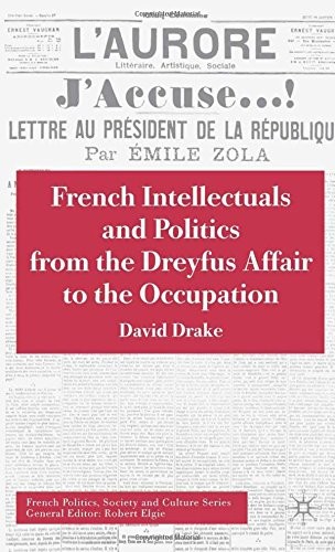 Cover of French Intellectuals and Politics from the Dreyfus Affair to the Occupation