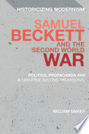 Cover of Samuel Beckett and the Second World War