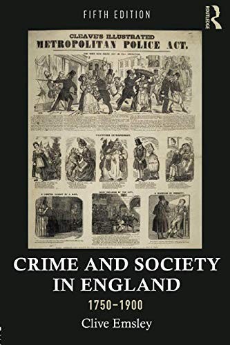 Cover of Crime and Society in England, 1750-1900