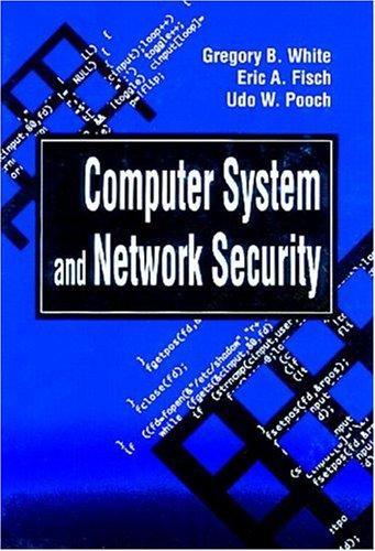 Cover of Computer system and network security