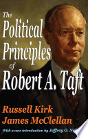 Cover of The Political Principles of Robert A. Taft