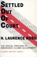Cover of Settled out of court
