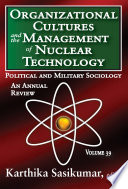 Cover of Organizational Cultures and the Management of Nuclear Technology