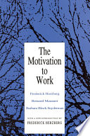 Cover of Motivation to Work