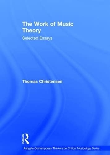 Cover of Work of Music Theory
