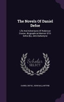 Cover of The Novels of Daniel Defoe