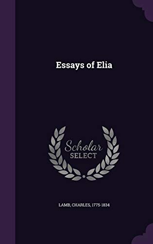 Cover of Essays of Elia