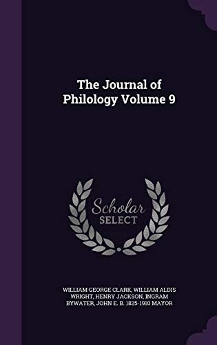 Cover of The Journal of Philology Volume 9
