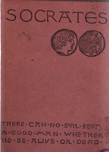 Cover of Apology of Socrates and Crito and a part of the Phaedo