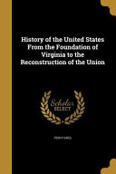 Cover of HIST OF THE US FROM THE FOUNDA