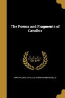 Cover of POEMS & FRAGMENTS OF CATULLUS