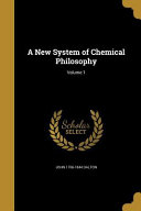Cover of NEW SYSTEM OF CHEMICAL PHILOSO