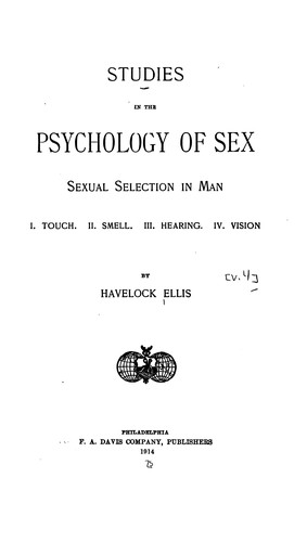 Cover of Studies in the Psychology of Sex, Vol. IV
