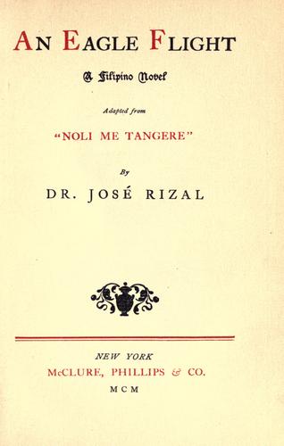 Cover of An eagle flight