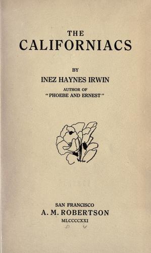 Cover of The Californiacs