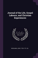 Cover of Journal of the Life, Gospel Labours, and Christian Experiences