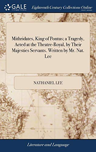 Cover of Mithridates King of Pontus
