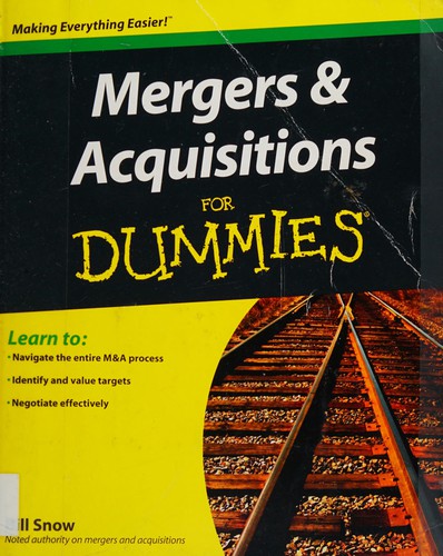 Cover of Mergers & acquisitions for dummies