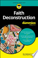 Cover of Faith Deconstruction For Dummies