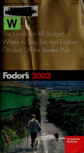 Cover of Fodor's Ireland 2003