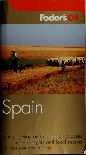 Cover of Fodor's '04 Spain