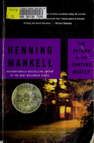 Cover of RETURN OF THE DANCING MASTER; TRANS. BY LAURIE THOMPSON