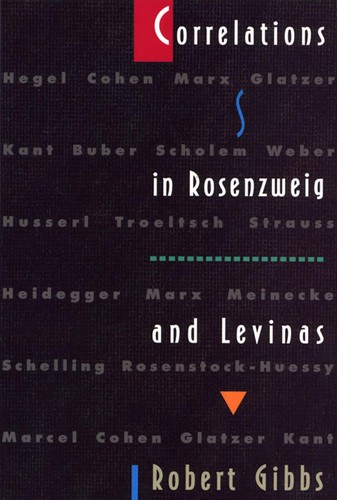 Cover of Correlations in Rosenzweig and Levinas
