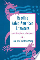 Cover of Reading Asian American Literature
