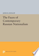 Cover of The Faces of Contemporary Russian Nationalism