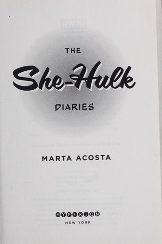 Cover of The she-hulk diaries
