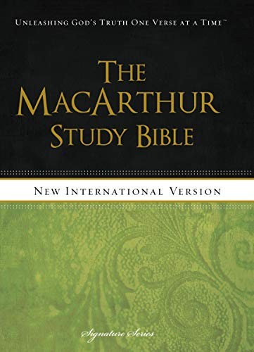 Cover of NIV, The MacArthur Study Bible, Hardcover: Holy Bible, New International Version