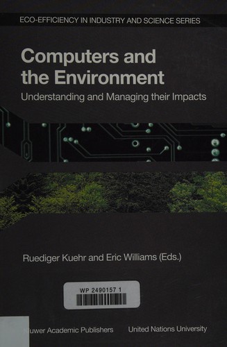 Cover of Computers and the environment
