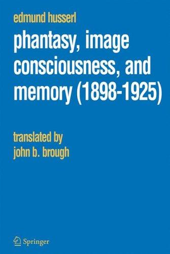 Cover of Phantasy, Image Consciousness, and Memory (1898-1925) (Edmund Husserl Collected Works)