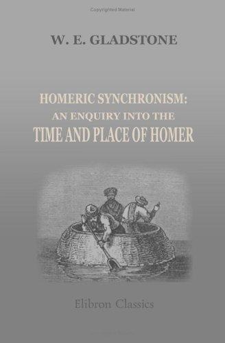 Cover of Homeric Synchronism
