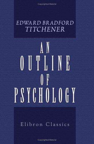 Cover of An outline of psychology