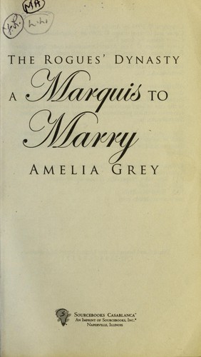 Cover of A Marquis to Marry