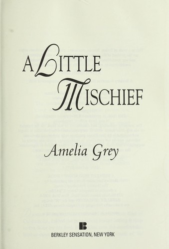 Cover of A little mischief