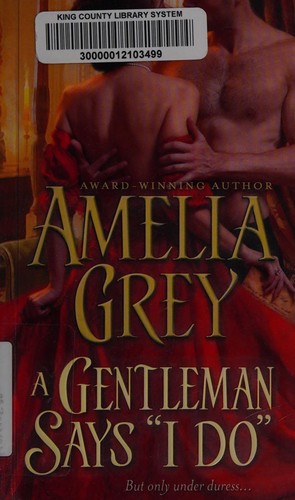Cover of A gentleman says "I do"