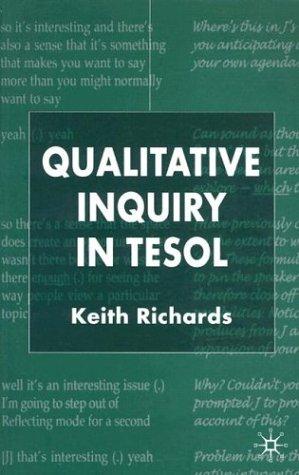 Cover of Qualitative inquiry in TESOL