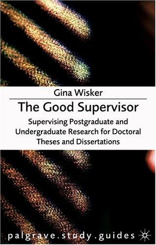 Cover of The Good Supervisor